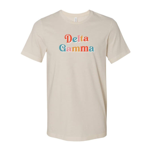 Delta Gamma Retro Pop Tee | Delta Gamma | Shirts > Short sleeve t-shirts