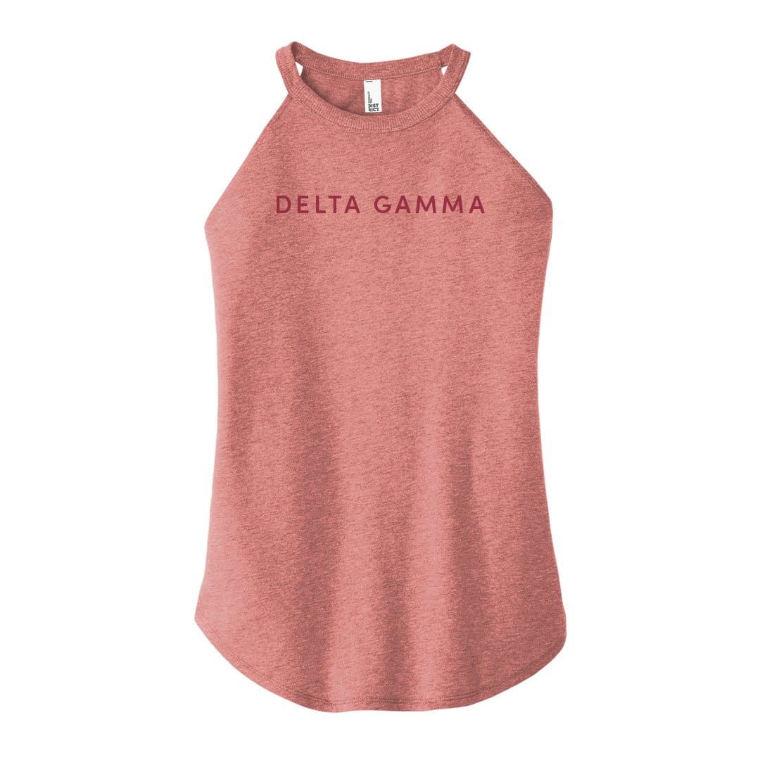 Delta Gamma Blush Rocker Tank | Delta Gamma | Shirts > Tank tops