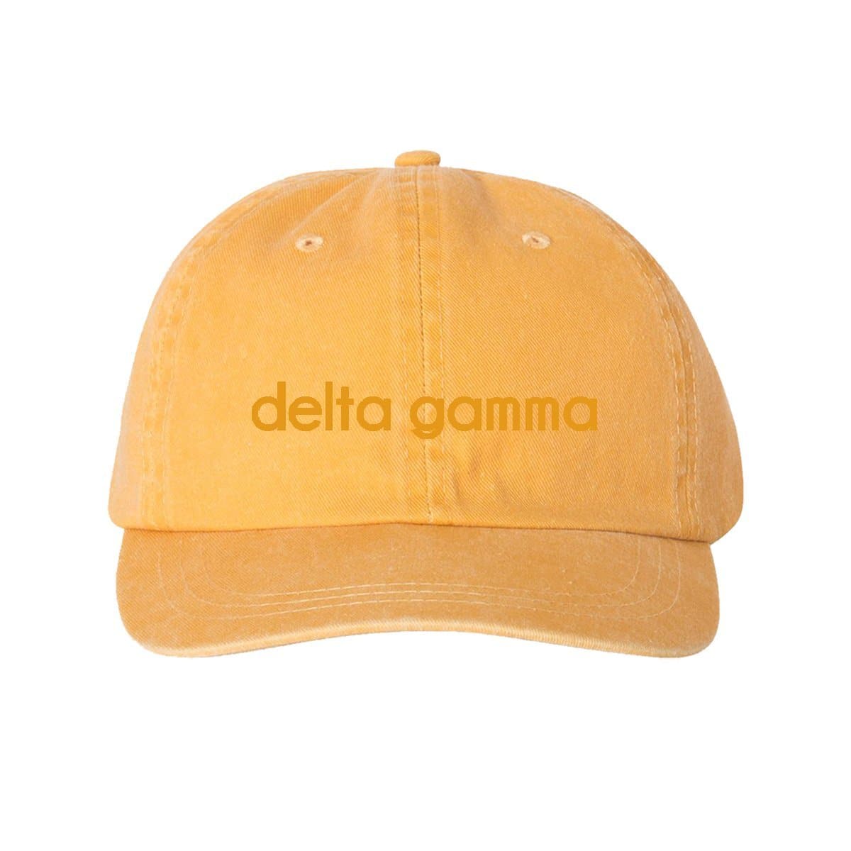 Delta Gamma Tone On Tone Hat | Delta Gamma | Headwear > Billed hats