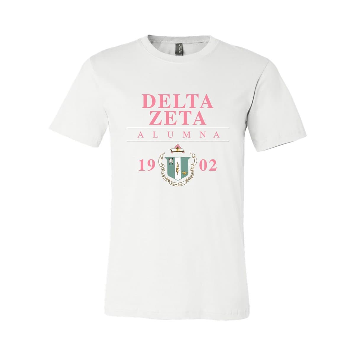 Delta Zeta Alumna Crest Short Sleeve Tee | Delta Zeta | Shirts > Short sleeve t-shirts