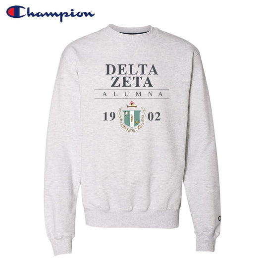 Delta Zeta Alumni Champion Sweatshirt | Delta Zeta | Sweatshirts > Crewneck sweatshirts