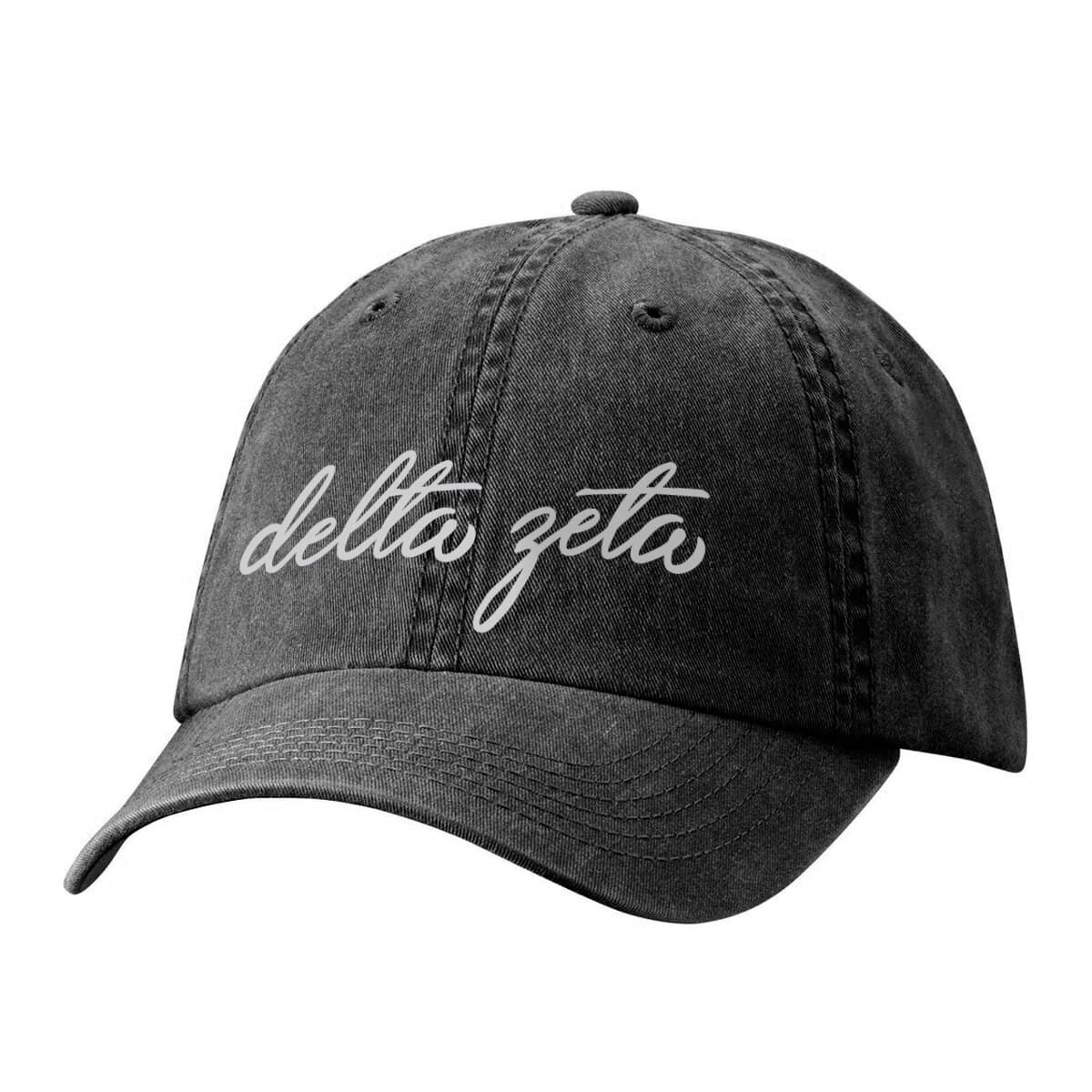 Delta Zeta Pigment Dyed Hat | Delta Zeta | Headwear > Billed hats