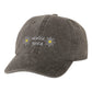 Delta Zeta Daisy Baseball Hat | Delta Zeta | Headwear > Billed hats
