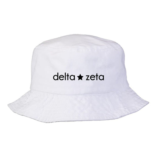 Delta Zeta Simple Star Bucket Hat | Delta Zeta | Headwear > Bucket hats