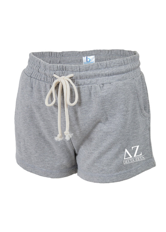 Delta Zeta Gray Fleece Shorts