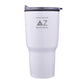 Delta Zeta Personalized 30oz White Tumbler | Delta Zeta | Drinkware > Travel mugs
