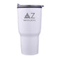 Delta Zeta 30oz White Tumbler | Delta Zeta | Drinkware > Travel mugs