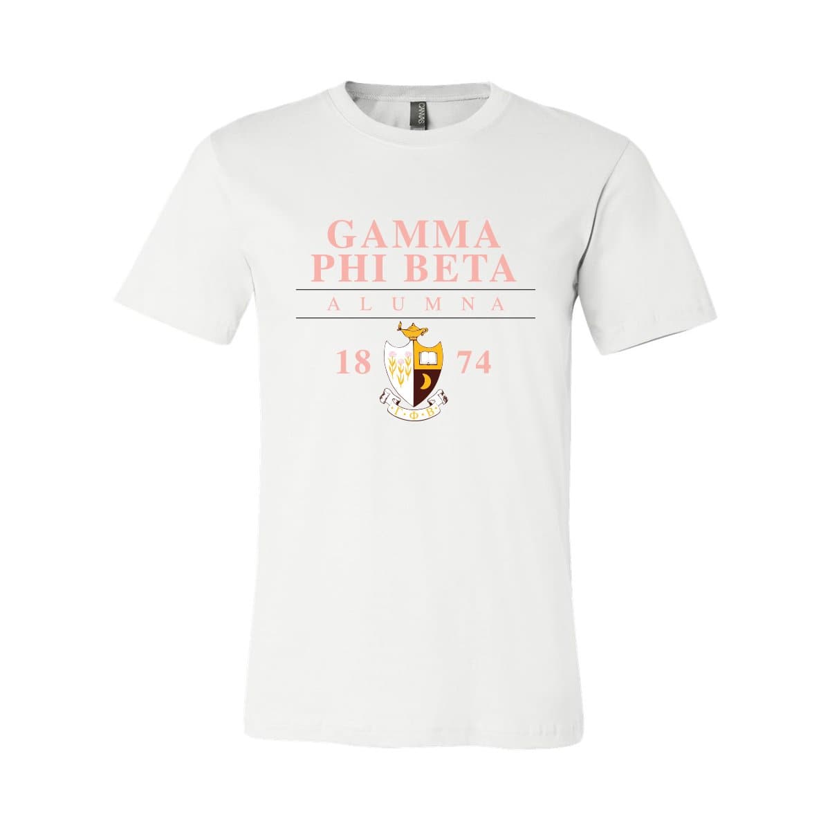 Gamma Phi Beta Alumna Crest Short Sleeve Tee | Gamma Phi Beta | Shirts > Short sleeve t-shirts