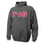 Gamma Phi Beta Dark Heather Hoodie with Sewn On Letters