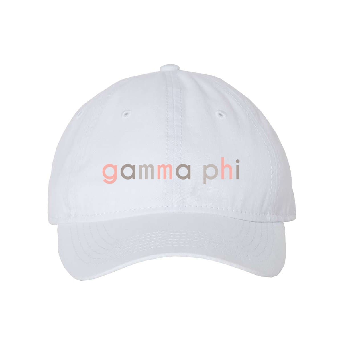 Gamma Phi Beta Keep It Colorful Ball Cap | Gamma Phi Beta | Headwear > Billed hats