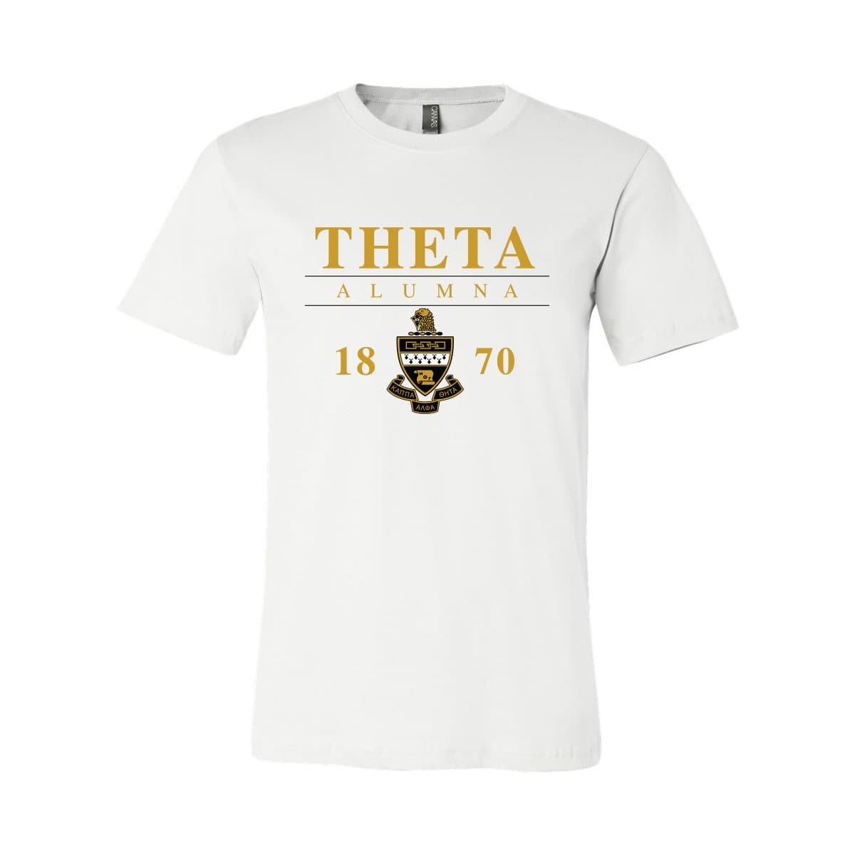 Theta Alumna Crest Short Sleeve Tee | Kappa Alpha Theta | Shirts > Short sleeve t-shirts