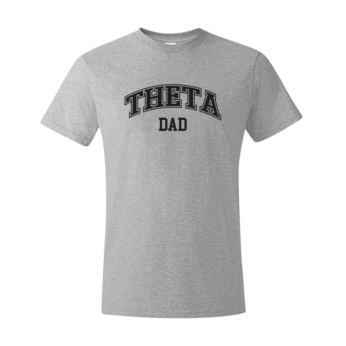 Theta Heather Gray Dad Tee | Kappa Alpha Theta | Shirts > Short sleeve t-shirts