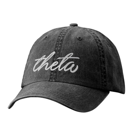 Theta Pigment Dyed Hat | Kappa Alpha Theta | Headwear > Billed hats
