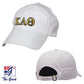 Theta White Baseball Hat | Kappa Alpha Theta | Headwear > Billed hats