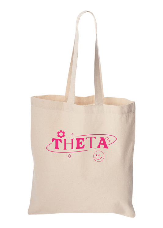 Theta Pink Y2K Tote Bag