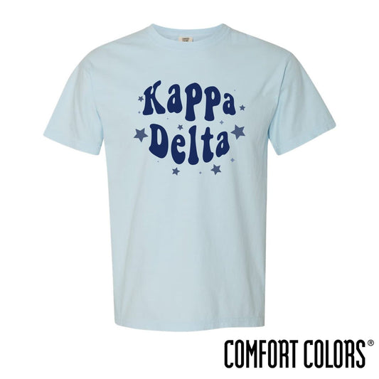 Kappa Delta Comfort Colors Baby Blue Star Tee | Kappa Delta | Shirts > Short sleeve t-shirts