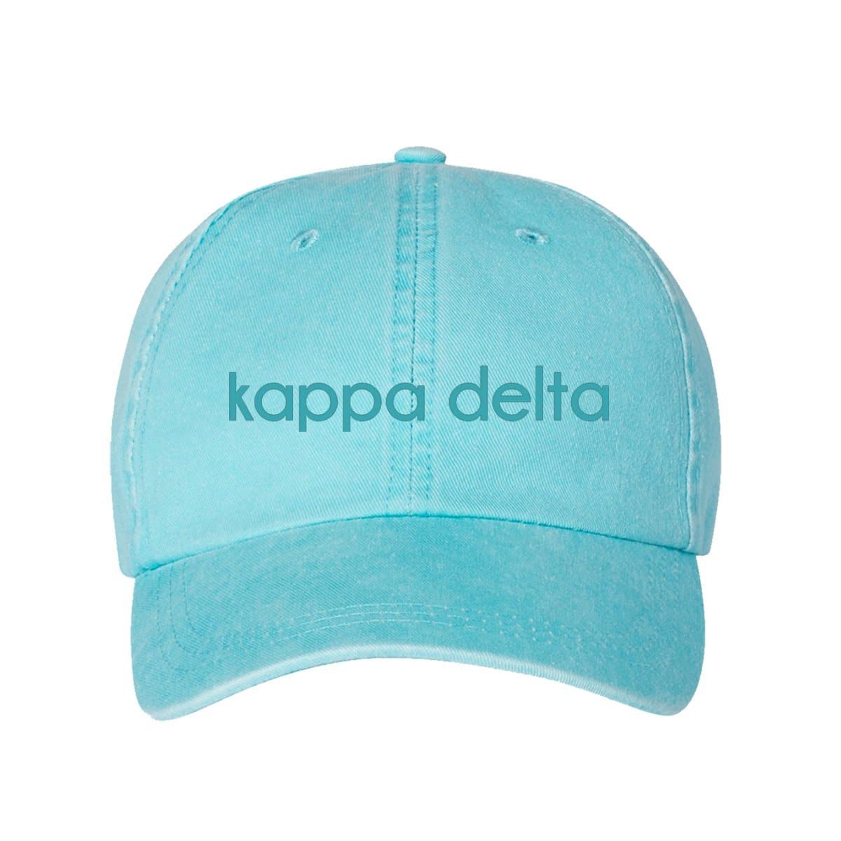 Kappa Delta Tone On Tone Hat | Kappa Delta | Headwear > Billed hats