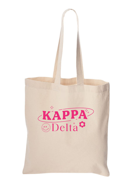 Kappa Delta Pink Y2K Tote Bag