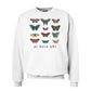 White Butterfly Crewneck