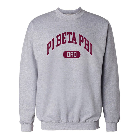 Pi Phi Classic Dad Crewneck | Pi Beta Phi | Sweatshirts > Crewneck sweatshirts