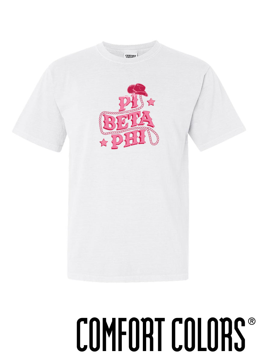 Pi Phi Comfort Colors Cowgirl Tee