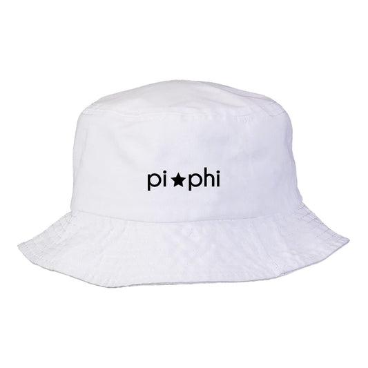 Pi Phi Simple Star Bucket Hat | Pi Beta Phi | Headwear > Bucket hats