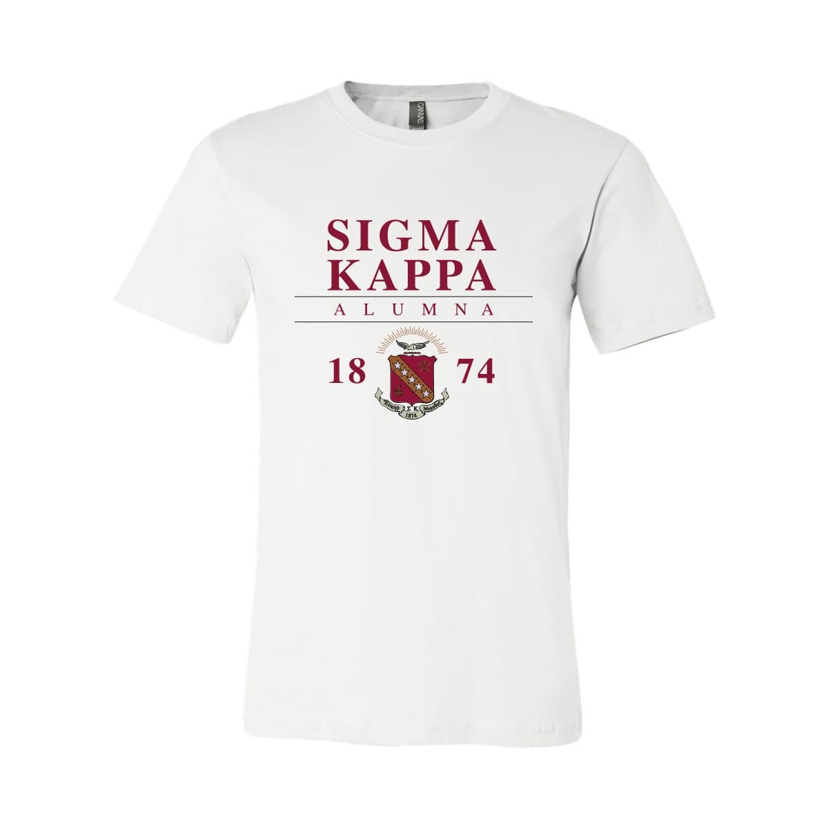 Sigma Kappa Alumna Crest Short Sleeve Tee | Sigma Kappa | Shirts > Short sleeve t-shirts