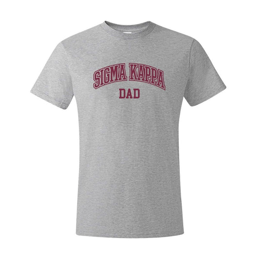 Sigma Kappa Heather Gray Dad Tee | Sigma Kappa | Shirts > Short sleeve t-shirts