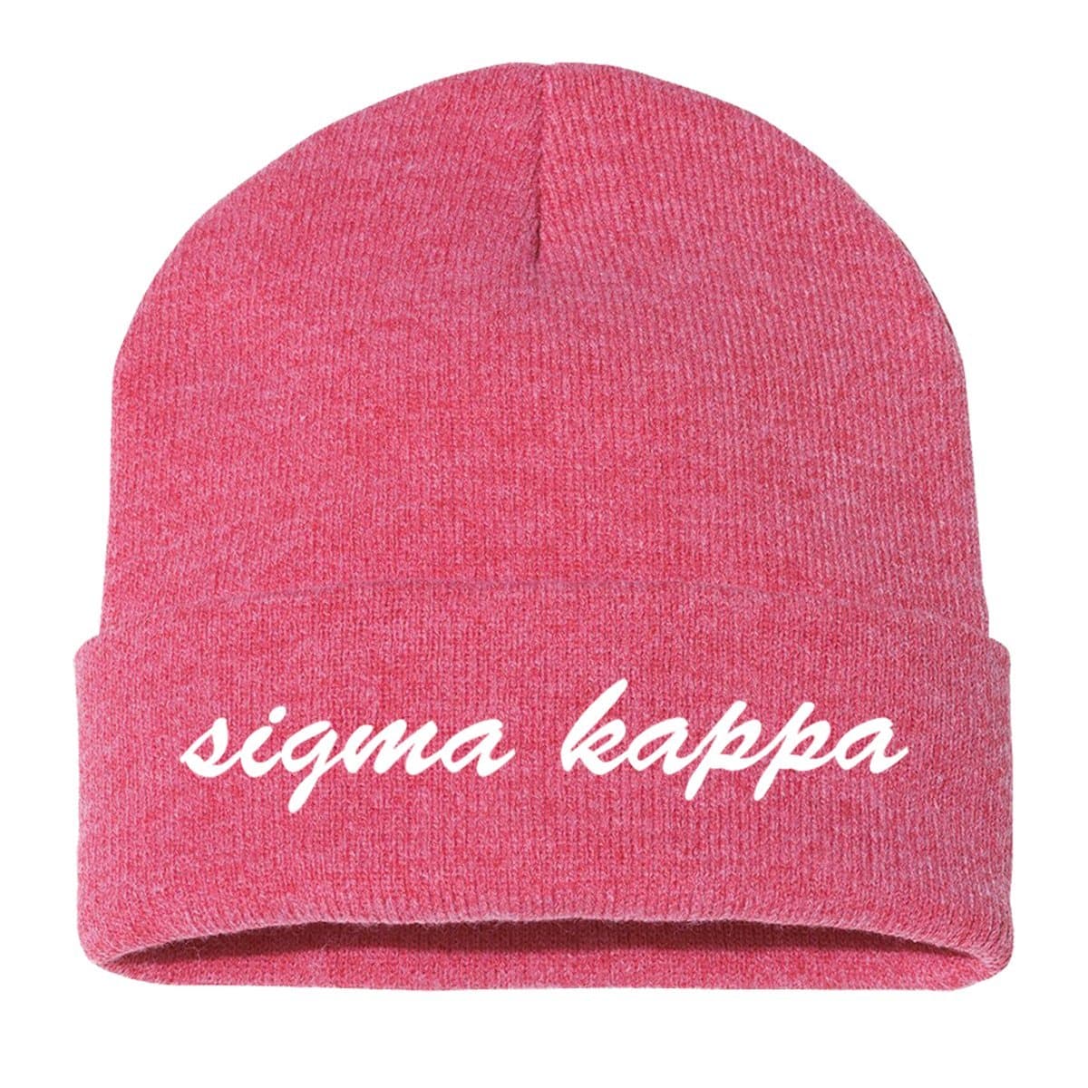 Sigma Kappa Classic Beanie | Sigma Kappa | Headwear > Beanies