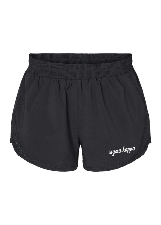 Sigma Kappa Black Athletic Shorts