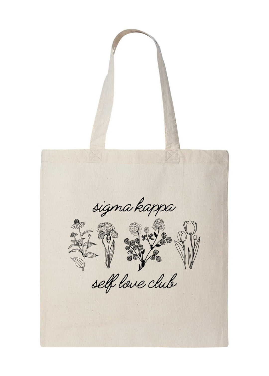 Sigma Kappa Self Love Club Tote Bag