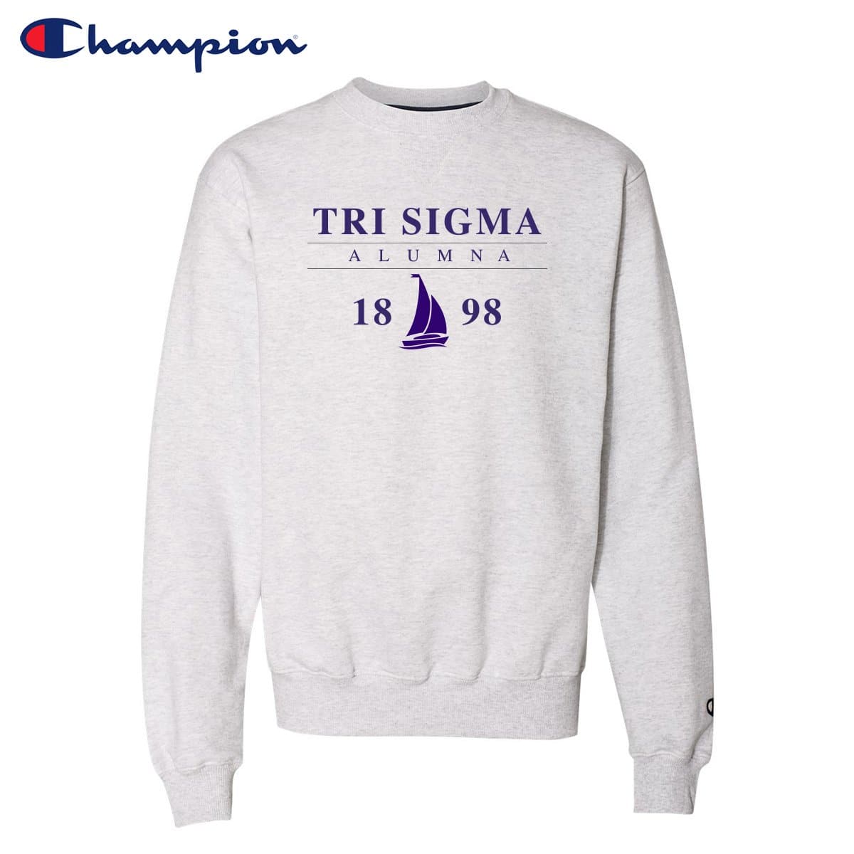 Tri Sigma Alumni Champion Sweatshirt | Sigma Sigma Sigma | Sweatshirts > Crewneck sweatshirts