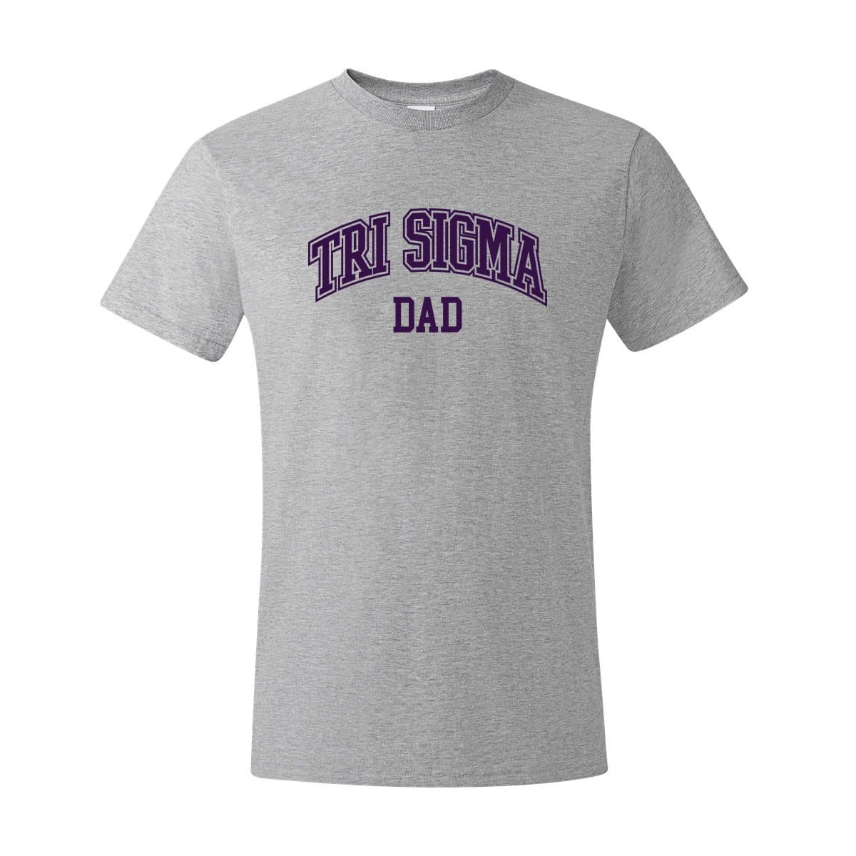 Tri Sigma Heather Gray Dad Tee | Sigma Sigma Sigma | Shirts > Short sleeve t-shirts