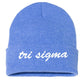 Tri Sigma Classic Beanie | Sigma Sigma Sigma | Headwear > Beanies