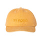 Tri Sigma Tone On Tone Hat | Sigma Sigma Sigma | Headwear > Billed hats