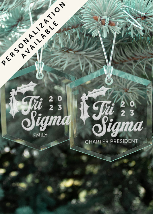 Tri Sigma Limited Edition 2023 Holiday Ornament