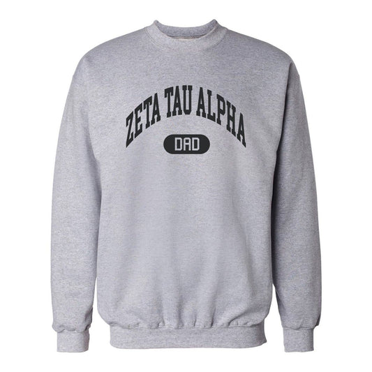 Zeta Classic Dad Crewneck | Zeta Tau Alpha | Sweatshirts > Crewneck sweatshirts